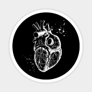 Anatomical Heart • Minimalist Goth Magnet